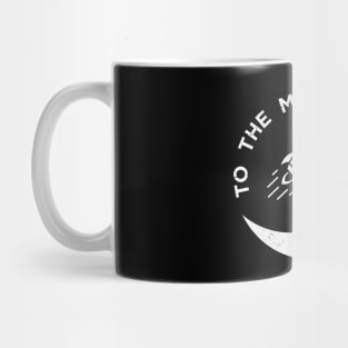 To The Moon (dark textile) Mug